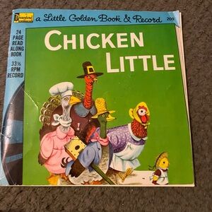 Chicken Little Little Golden Book & Record